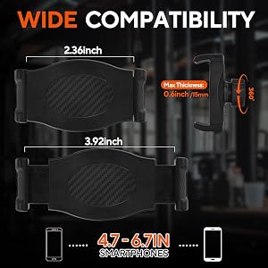 gym phone holder