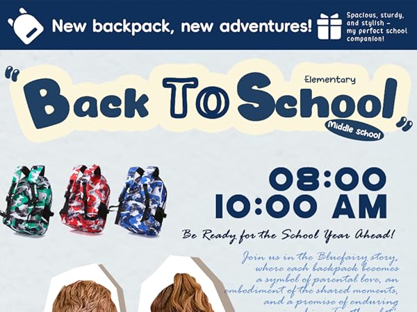 back to school backpack