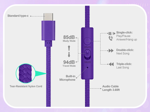 type c headphones