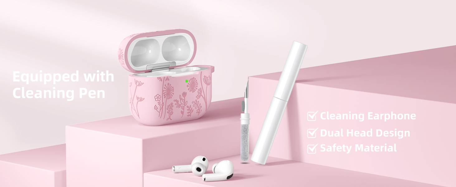 airpods pro 3 case with cleaner kit