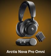 SteelSeries Arctis Nova Pro Omni Hi-Res Wireless Gaming Headset - Graphite | 96kHz/24bit, ANC, Cl...
