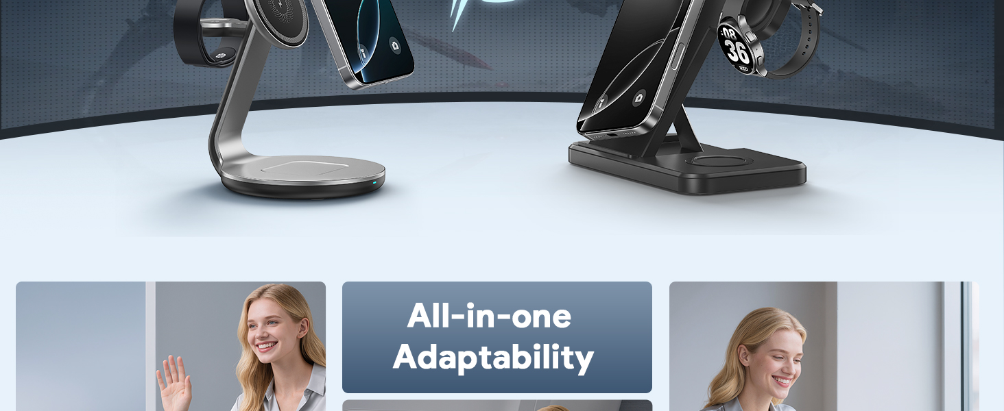 3 in 1 wireless charger