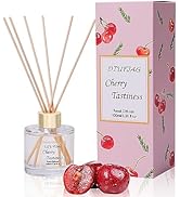 100ml Scent Diffuser with 6 Fiber Sticks, 3.5 oz Reed Diffuser Set Aromatherapy Fragrance Diffuse...