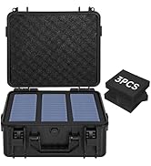 WELIDAY Waterproof Toploader Storage Box for 3" x 4" 35pt Rigid Card, Trading Card Case Holds 300...