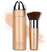Flawless AirBrush Foundation High Coverage Foundation Smooth Creamy Matte Spray Foundation Makeup...