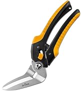 LABEAR-8.5" Heavy Duty Scissors, Carpet Cutter, Industrial Scissors, Multipurpose, Scissors for C...