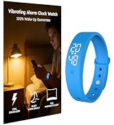 RITHEM Vibrating Alarm Clock Watch for Heavy Sleepers, Silent Wake Up Bracelet & Smart Wristband,...