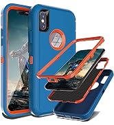 YmhxcY for iPhone Xs Max Case Shockproof Dropproof Dust-Proof Drop Proof 3-Layer Durable Phone Ca...