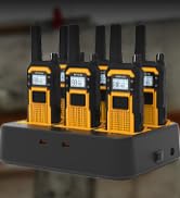 Retevis RB48 Walkie Talkies for Adults, Heavy Duty 2 Way Radios Long Range with Six-Way Charger, ...
