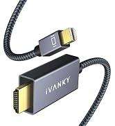 IVANKY 4K Mini DisplayPort to HDMI Cable, 4K@60Hz Thunderbolt 2 to HDMI, Alum Shell & Nylon Braid...