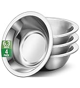 Offiper SUS304 6.3 Inch Small Mixing Bowls 4 Pack