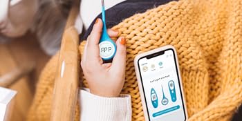Smart digital bluetooth fever thermometer for all ages: newborn, baby, toddler, child, kid, adult