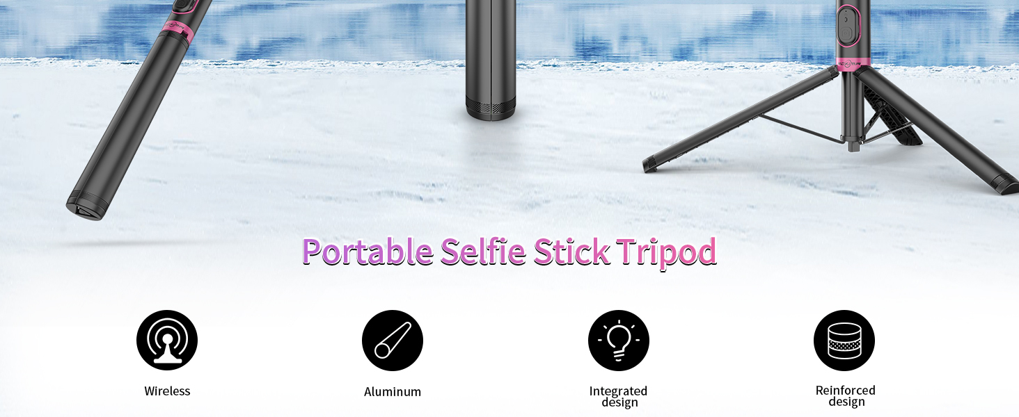 Selfie Stick Phone Tripod