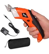 VLOXO Cordless Electric Scissors, Cardboard Cutter Electric Fabric Scissors Box Cutter with Blade...