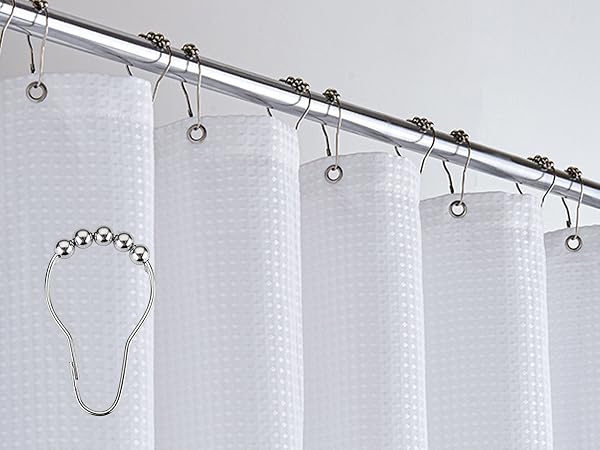 ganchos para cortinas de baño shower curtain clips curtain rod hooks