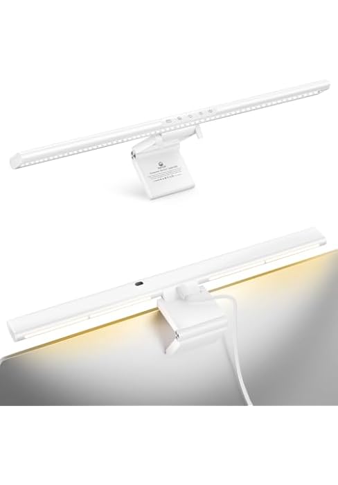 Syrinx Monitor Light Bar for Home Office & Gaming, Eye-Caring Computer Monitor Lamp, No Glare Scr...