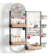 Keebofly Jewelry Organizer Wall Mount Hanging Jewelry Organizer Large Jewelry Organizer Jewelry H...