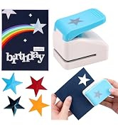 3D Star 1.4x1.4inch Embossing Punch; Punches Score Tools for Scrapbooking Journaling Paper Craft ...
