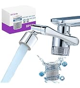CECEFIN Sink Filter for Bathroom/Kitchen Water Faucet Extender, 1080 Swivel | 9pcs Cartridge,Redu...