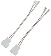 RED WOLF Car Door Speaker Wire Harness Plug Connector Replacement for 1988-2008 Subaru, Mazda, Ni...