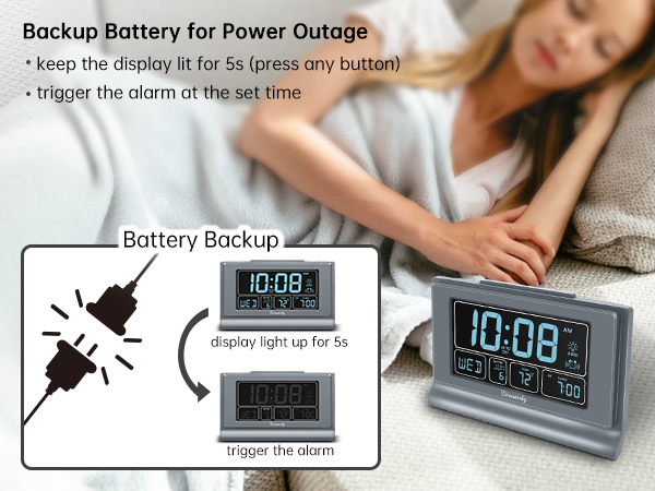 auto set alarm clock