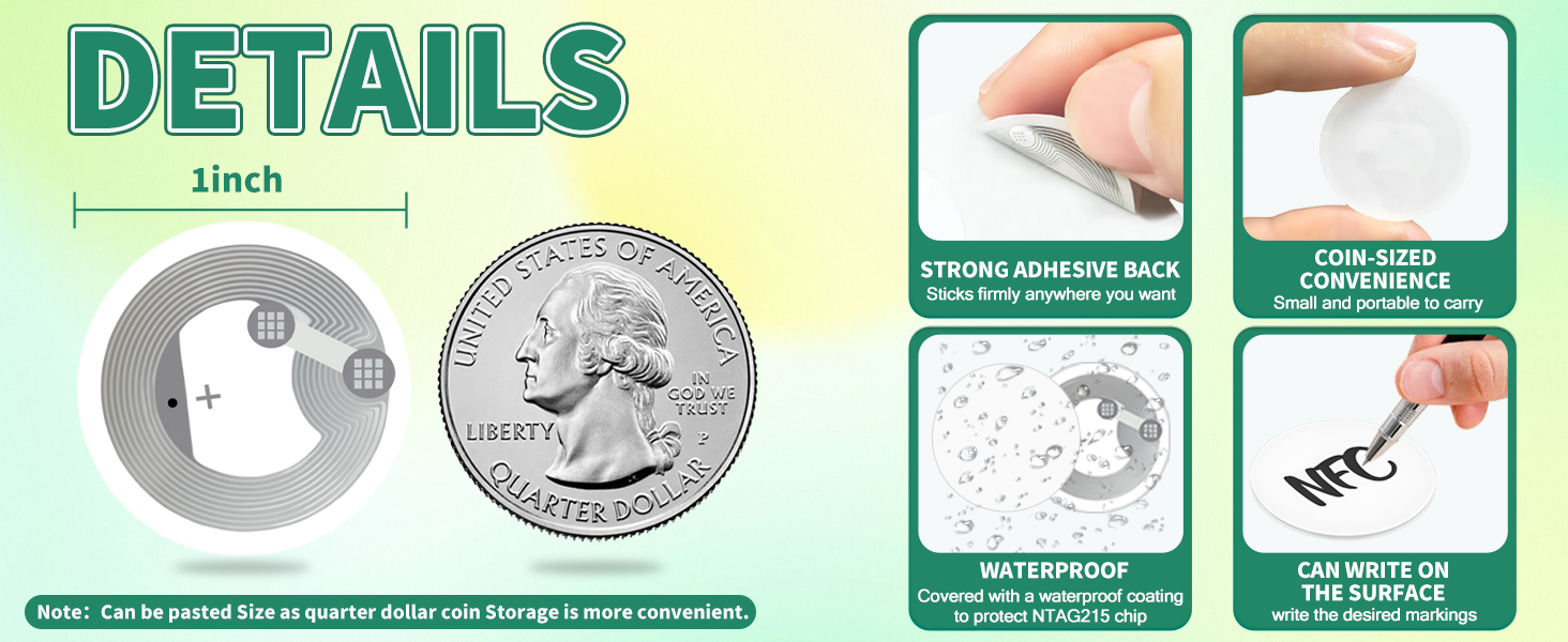 NFC tags;NFC tag;nfc stickers;nfc;nfc tags sticker;nfc chip;programmable;Blank;tag;amiibo; chip