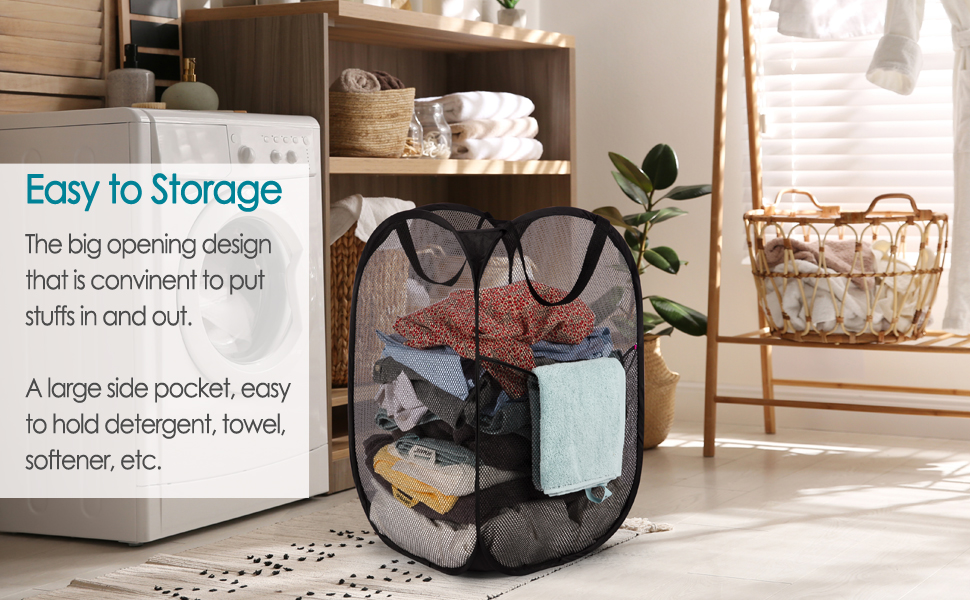 easy to storage side pocket