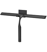 Shower Squeegee for Glass Doors, Shower Squeegee for Tile Shower Walls, Stainless Steel Squeegee ...