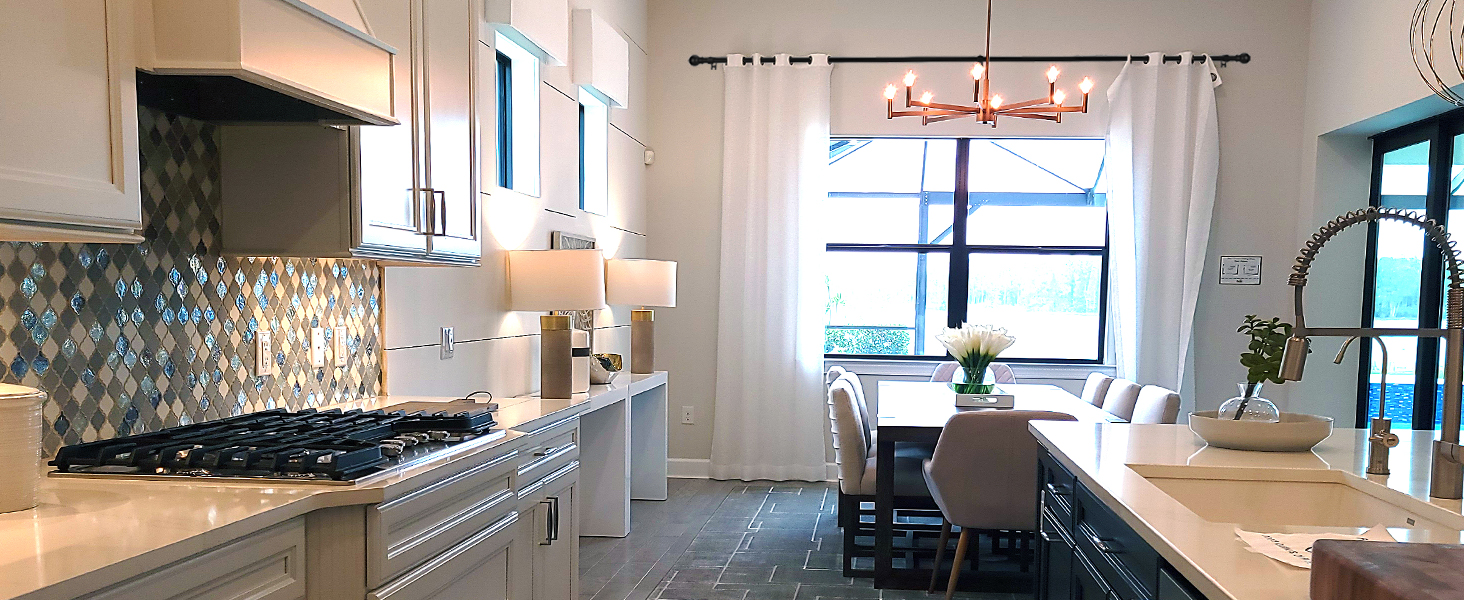 curtain rods kitchen