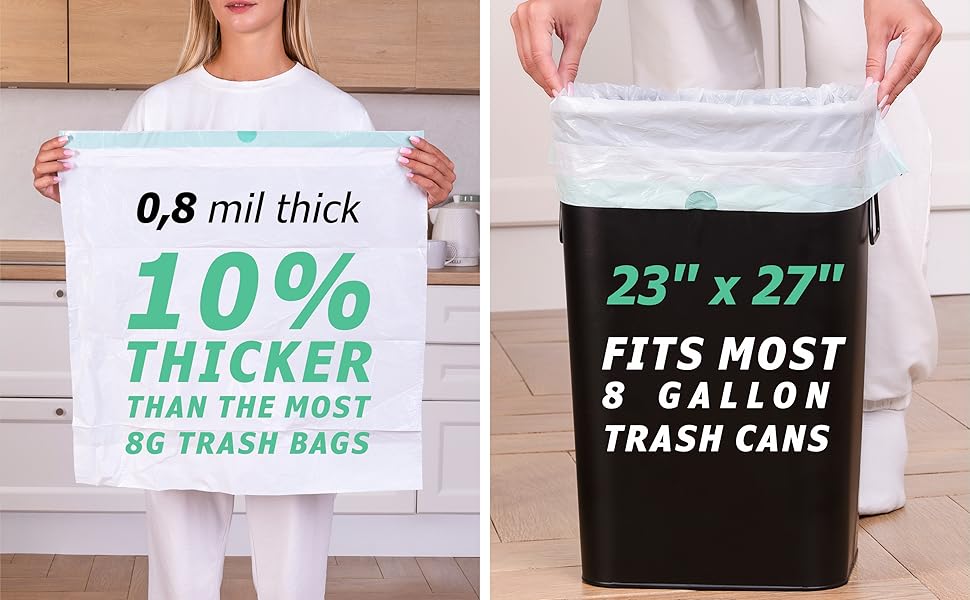8 gallon trash bags