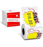 Phomemo Business Labels, 50x80mm(1.97"x3.15") Garage Sale Price Stickers for Small Business, Reta...