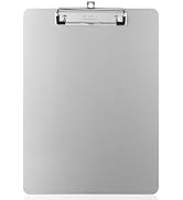 ZCZN Metal Clipboard, 12 x 9 Inches Heavy Duty Aluminum Clipboards, A4 Letter Sizer Document Hold...