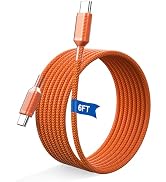 AHFYCIH 60W USB C to USB C Phone Charger Cable 6FT for iPhone 17E 17 Pro Max 16 15,60 Watt 45W 40...