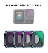 OfeooAi 4 Pack ND Filters Kit ND8 ND16 ND32 + CPL Lens Filter Compatible with GoPro Hero 13/12/11...
