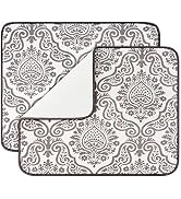 Subekyu Dish Drying Mats for Kitchen, Ultra Absorbent Microfiber Drying Mat, Dishes Drainer Pads ...
