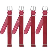 SAYAYA 4 PCS Youths Baseball Belts Softball Belts Adjustable Elastic Baseball Uniform Belt for Bo...