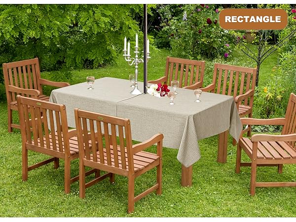 garden outdoor table cloth coloring oblong