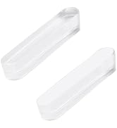 MOROBOR Clear Acrylic Cabinet Handle, 2 Pcs Self-Adhesive Push Pull Helper Multipurpose Instant T...