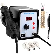 FEITA 858D Hot Air SMD Rework Station Digital Soldering Heat Gun Tool Kit with Desoldering Iron H...