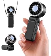 SWEETFULL Mini Portable Handheld Fan with Ice Cooling, 4000mAh Pocket Turbo Fan Rechargeable, 3 S...