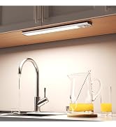 Joyzy Under Cabinet Lights,91 LED Rechargeable Battery Operated Motion Sensor Light Indoor, Magne...