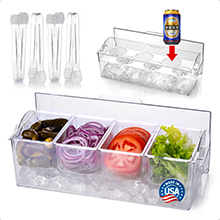 Condiment server on ice