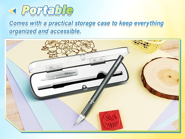 exacto knife set with case