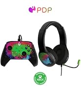 PDP Space Dust Bundle Pack: Rematch Glow Advanced Wired Controller & AIRLITE Glow Wired Headset f...