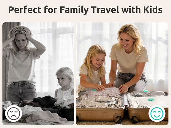 travel vacuum storage bags with pump