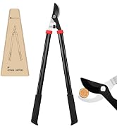 Yesker 28" Loppers for Tree Trimming Heavy Duty Tree Trimmer Sharp Steel Blade Bypass Loppers Bra...
