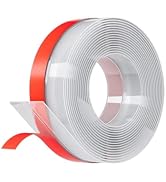 Pluden Door Weather Stripping, Silicone Door Seal Strip Sealing Tape, Door Draft Seal Adhesive Se...