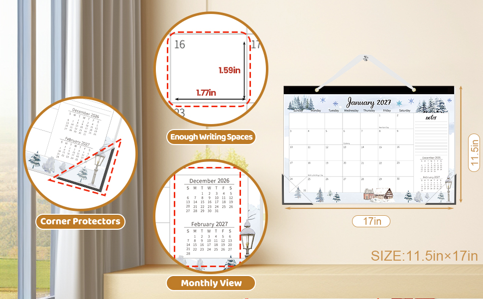 desk calendar