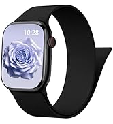 Patented Magnetic Sport Silicone Band Compatible with Apple Watch Bands 40mm 41mm 42mm 38mm 44mm ...
