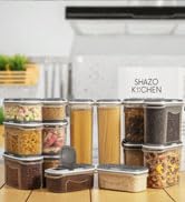 LARGE SET 28 pc AirtigLARGE SET 28 pc Airtight Food Storage Containers with Lids (14 Container Set)